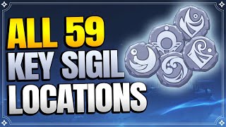 ALL 59 Key Sigil Locations  Enkonomiya 【Genshin Impact】 [upl. by Nils]