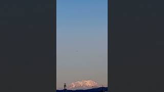 Monte Rosa 2024 innevato ripreso a 200km di distanza mountains panorama nature shorts sky [upl. by Chelsy162]