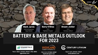 Battery amp Base Metals Outlook for 2023 [upl. by Popelka371]