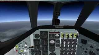 FSX B58 Hustler zoom climb and Dead Stick Landing [upl. by Adnilra]