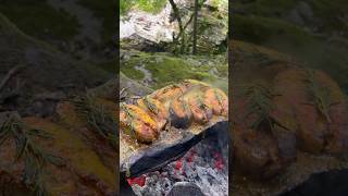 Doğal Taş Üzerinde Portakal Soslu Norveç Somonu 🐟  Norwegian Salmon on Natural Stone [upl. by Erlond]