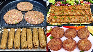 Chicken Seekh Kabab New Turkish Kebab Beef Cheese Patty Kebab Aloo chicken Kebab  Cutlets Adana [upl. by Abehs]