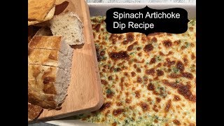 Spinach Aritchoke Dip Recipe [upl. by Oakley142]