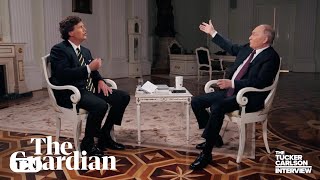 Vladimir Putin tells Tucker Carlson US should stop arming Ukraine to end war [upl. by Kcid310]