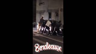 Mussidan 24  les rugbymen jouent les gros bras dans la rue [upl. by Oalsecnew]