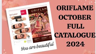 Oriflame October full catalogue 2024 [upl. by Glynias709]