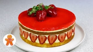 Клубничный торт quotФрезьеquot ✧ Fraisier Torte  Fraisier Cake English Subtitles [upl. by Clover]