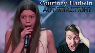 WOWOWOWOW  Courtney Hadwin – Americas Got Talent 1st Audition REACTION  2018 Viral Girl [upl. by Bickart]