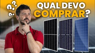 Qual é a MELHOR PLACA SOLAR do mercado COMPARATIVO DETALHADO [upl. by Jilleen]