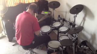 Warren Zevon  Excitable Boy Roland TD12 Drum Cover [upl. by Yrreg]