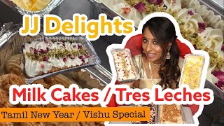 Milk CakeTres Leches Cake  Mango Lassi Flavoured Tamil New Year Vishu Ramadan SpecialRathusha [upl. by Ibrad]