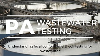 Pennsylvania Understanding fecal coliforms and E coli testing for wastewater testing [upl. by Ettelrahc289]