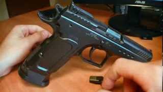 KWC Tanfoglio Limited Custom  broken safety lever [upl. by Apilef695]