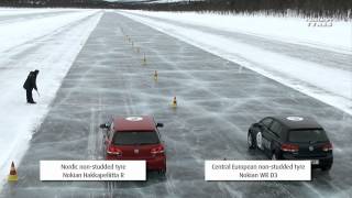 Winter Driving School  Central European and Nordic nonstudded tires [upl. by Levania473]