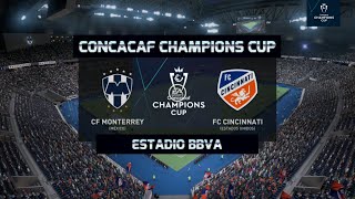 Monterrey Vs Cincinnati OCTAVOS DE FINAL PARTIDO DE VUELTA CONCACAF CHAMPIONS CUP [upl. by Ohara826]