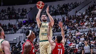 Australia V Indonesia  Highlights  FIBA Asia Cup 2025 Qualifiers [upl. by Dolph22]