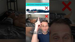 The 3 BEST Sleeping Positions sleepbetter sleeping wellness [upl. by Luehrmann237]