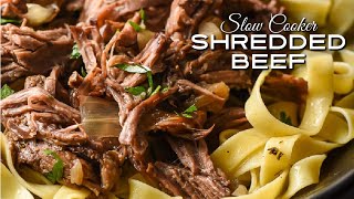 Shredded Beef Recipe [upl. by Dyna]