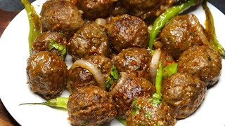 Kofta Kebab 🔥  Turkish Kofta Kebab Recipe ❤  Turkish Meatball Recipe  Bakra Eid Special Recipe 🐐 [upl. by Dilisio]