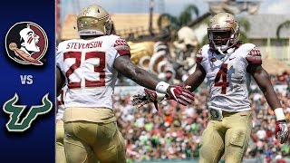 FSU vs USF Football Highlights 2016 [upl. by Nemrac]