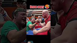 Devon engry 🤯🤯🤯🤯🤯 armwrestling  wwe [upl. by Nitza]