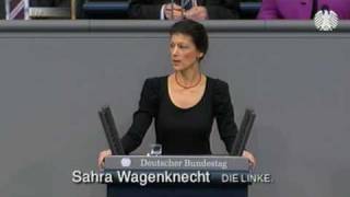 Sahra Wagenknecht DIE LINKE Bundesregierung auf Crashkurs in die nächste große Krise [upl. by Hillier]