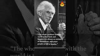 11 Bertrand Russell  Three Quotes [upl. by Eadwina]