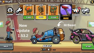 New Update 1532 🎉 New Vehicle BEAST amp New Tuning Part🤩  Hill Climb Racing 2  GP43  Kartik HCR2 [upl. by Persons610]