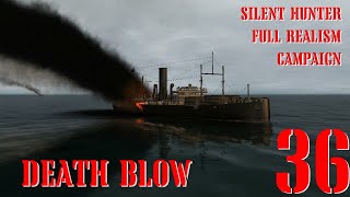 DEATH BLOW  U55 GOES TO WAR  Episode 36  Full Realism SILENT HUNTER 3 GWX OneAlex Edition [upl. by Bennir823]