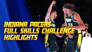 Team Pacers Win Skills Challenge at NBA AllStar Saturday Night [upl. by Ycart445]