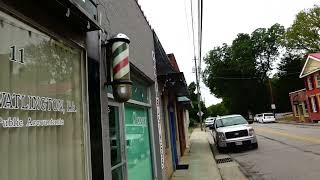 Downtown Yanceyville North Carolina  Abandoned houses old jailhouse and other historic relics [upl. by Ahsyekat213]