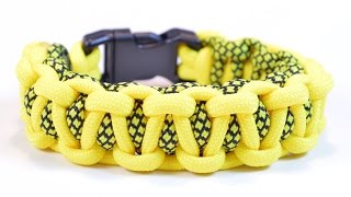 Make the quotBack to Back Barquot Paracord Survival Bracelet  BoredParacord [upl. by Warner]