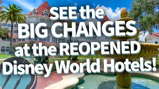 SEE the BIG CHANGES at the REOPENED Disney World Hotels [upl. by Martguerita]