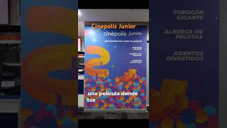 Shortd Cinépolis Junior ✨ la sala ideal para los más pequeños ☺️ [upl. by Younger]