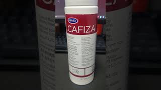 Urnex Cafiza  The Ultimate Coffee Equipment Cleaning Solution [upl. by Ynoyrb]