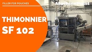 THIMONNIER SF 102 Filler for pouches  THIMONNIER Machines [upl. by Eelirrem]