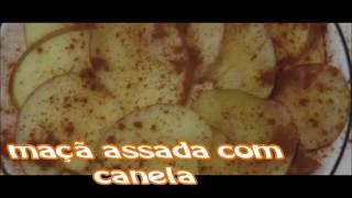 RECEITA DE Maçã Assada com Canela [upl. by Eidas]