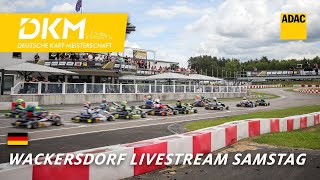 Deutsche Kart Meisterschaft 2024  Wackersdorf  Livestream Samstag [upl. by Cormick]