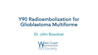 Y90 Radioembolization for Glioblastoma Multiforme [upl. by Berlinda]