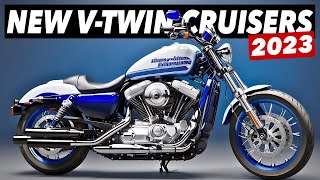 7 New VTwin Cruiser Motorcycles For 2023 [upl. by Roche]