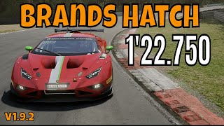 ACC Brands Hatch Lamborghini Huracan Evo2 1227 Hotlap  FREE Setup [upl. by Yednil]