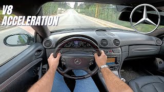 Mercedes CLK 500 V8 Acceleration  W209 Performance [upl. by Aikenat15]