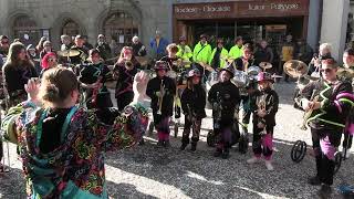 guggenmusik les canetons de Fribourg  Carnaval Estavayer 2024 part2 [upl. by Aynav]