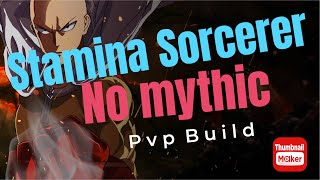 ESO Stamina sorcerer PvP NO MYTHIC Build [upl. by Lebasiairam]