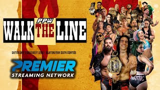 Live Pro Wrestling PPW Walk the Line 2024 [upl. by Akemad]