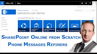 Customize the Refinement Web Part SharePoint Phone Messages Automation 16 [upl. by Schwejda62]