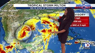 Tropical Storm Milton to strengthen into hurricane [upl. by Nymassej814]