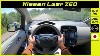 Nissan  Leaf ZE0  2013  Onboard POV test drive [upl. by Nevaj734]