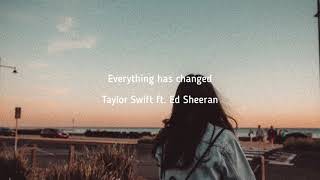 〔和訳〕Everything has changed  Taylor Swift ft Ed Sheeran [upl. by Galitea]