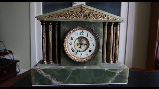 Totally Responsible Purchases  Ansonia Onyx Mantle Clock [upl. by Soni]